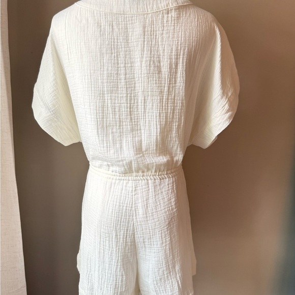 Madewell Lightspun Belted Romper - Picture 3 of 5